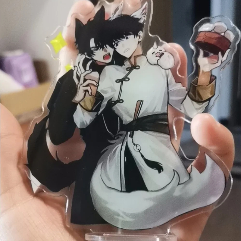 Desk Accessories - 約8センチの全知者リーダーズビューポイントアクリルスタンドフィギュア キム・ドクジャ ウ・ジョンヒョク アニメデスクトップオーナメント 友達へのギフト おもちゃ