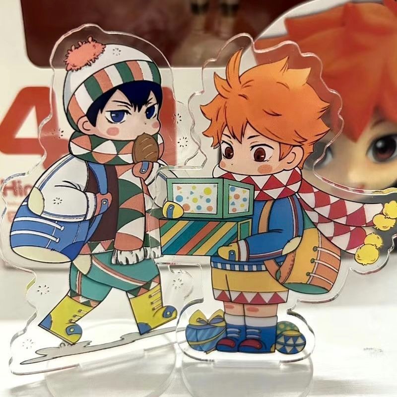 Desk Accessories - 2026年新作ハイキュー!! アクリルスタンド、日向翔陽＆影山飛雄デスクオーナメント、スタイリッシュなアニメグッズデスクトップディスプレイスタンド