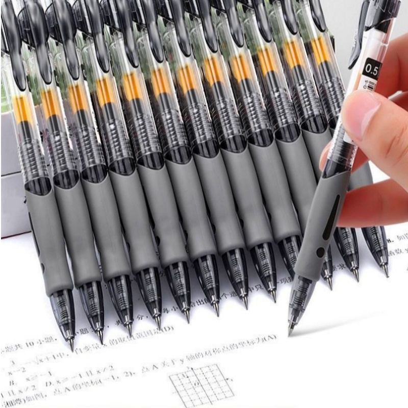 Stationery - 13/30本セットのリトラクタブルゲルペンセット、黒/赤/青インク、筆記用リフィル、オフィスアクセサリー、学校用品、文房具