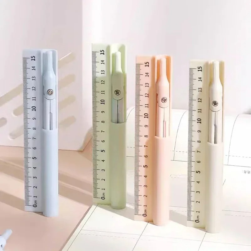 Math Geometry Set With Compass - 3 in 1 コンパス幾何学セット定規鉛筆かわいい多機能描画コンパス数学幾何学ツールオフィス学用品