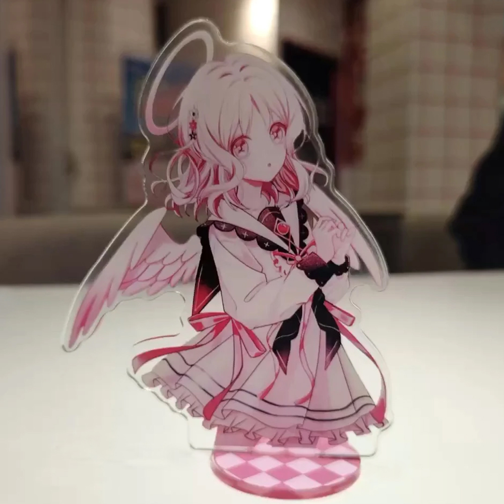 Desk Accessories - アニメ『ディアボリック・ラヴァーズ』小森優衣コスプレスタンド アクリル製漫画フィギュア スタンドプレート デスクトップ装飾小道具 オーナメント アクセサリー