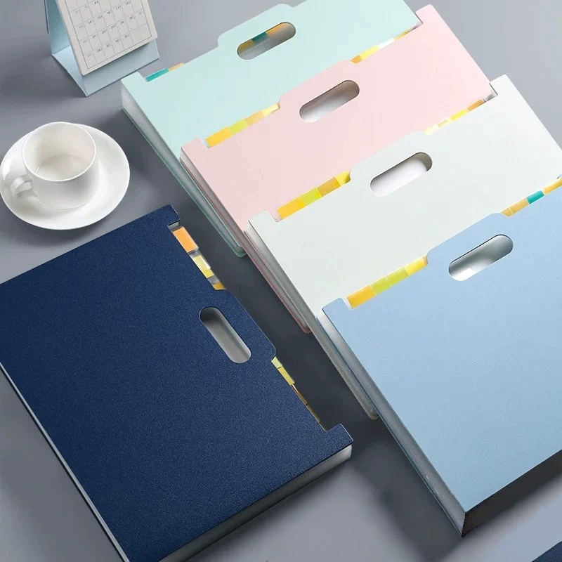 Expandable Accordion File Folder 13 Pockets - 13ポケットアコーディオンファイルオーガナイザー、ラベルポケット付き拡張ファイルフォルダー、アップライトオープン トップ、A4/Letterサイズの紙類用