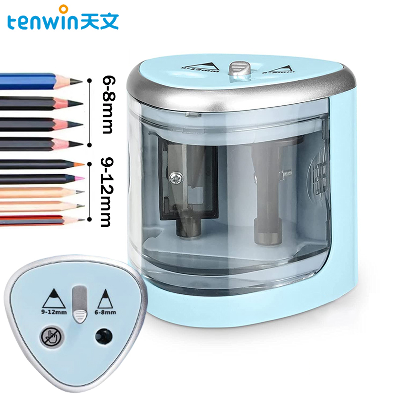 Electric Pencil Sharpener Usb - Tenwin 新 2 穴電動自動鉛筆削りスイッチ鉛筆削りホームオフィス学用品文具アート