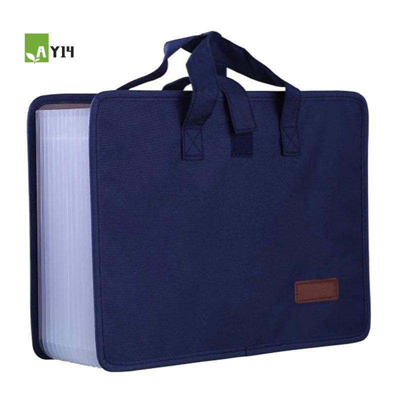 AY14 -13ポケット拡張ファイルフォルダードキュメントオ - Expandable Accordion File Folder 13 Pockets のレビューと価格
