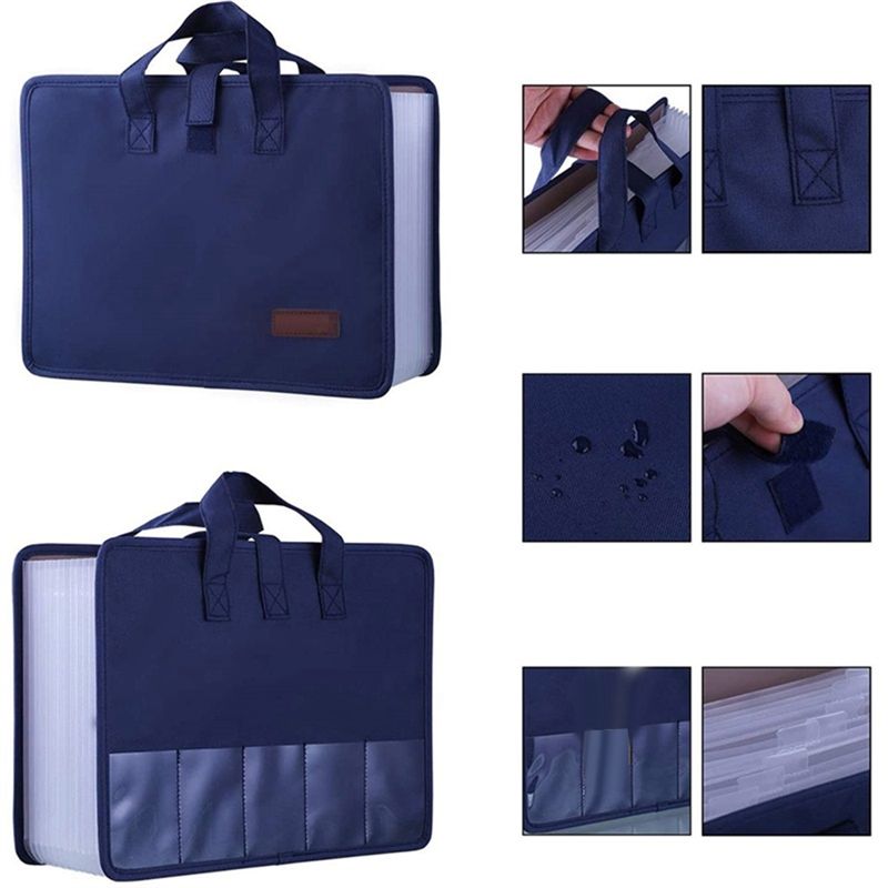 AY14 -13ポケット拡張ファイルフォルダードキュメントオ - Expandable Accordion File Folder 13 Pockets のレビューと価格