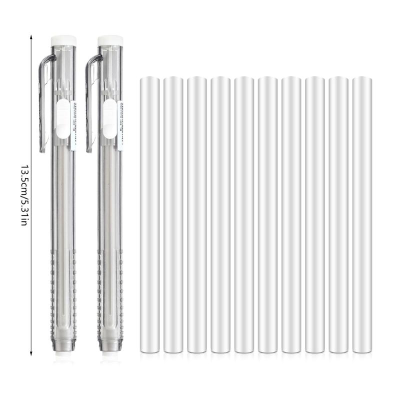 12x ペン型消しゴム 格納式機械式消しゴム 交換用消しゴム - Retractable Eraser Pen Click のレビューと価格