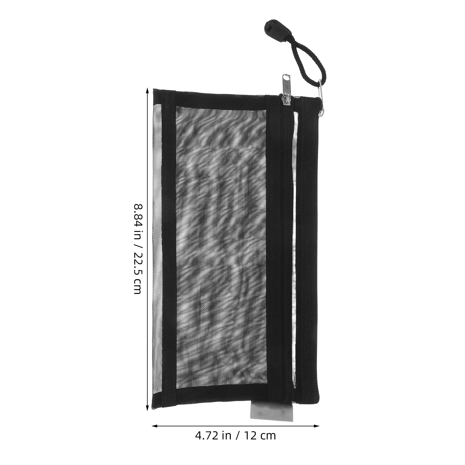 6個入り 透明二重層ナイロンメッシュ製ファスナー付きポーチ。 - Clear Mesh Pencil Pouch For Exam のレビューと価格