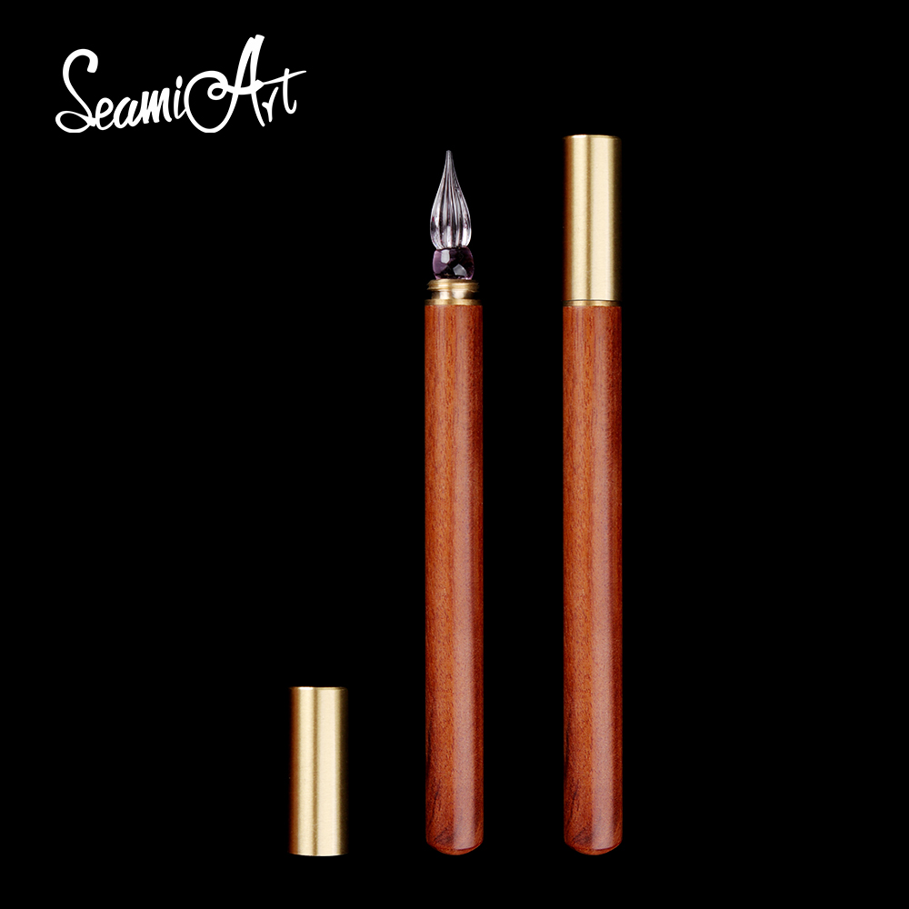 SeamiArt 1pc 木製ハンドルガラスディップペン書道 - Writing Tools のレビューと価格