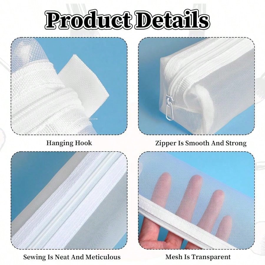 透明メッシュ試験用ペンケース ミニマリストクリアペンポーチ  - Clear Mesh Pencil Pouch For Exam のレビューと価格
