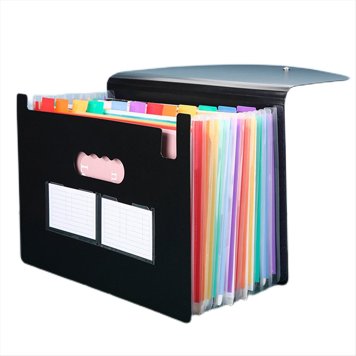 AT16 13ポケット拡張ファイルフォルダー A4拡張可能な - Expandable Accordion File Folder 13 Pockets のレビューと価格
