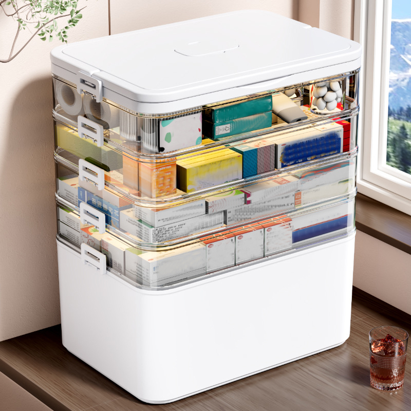 多機能多層収納ボックス、ハンドル付き、大/特大サイズ - 文 - Stationery のレビューと価格