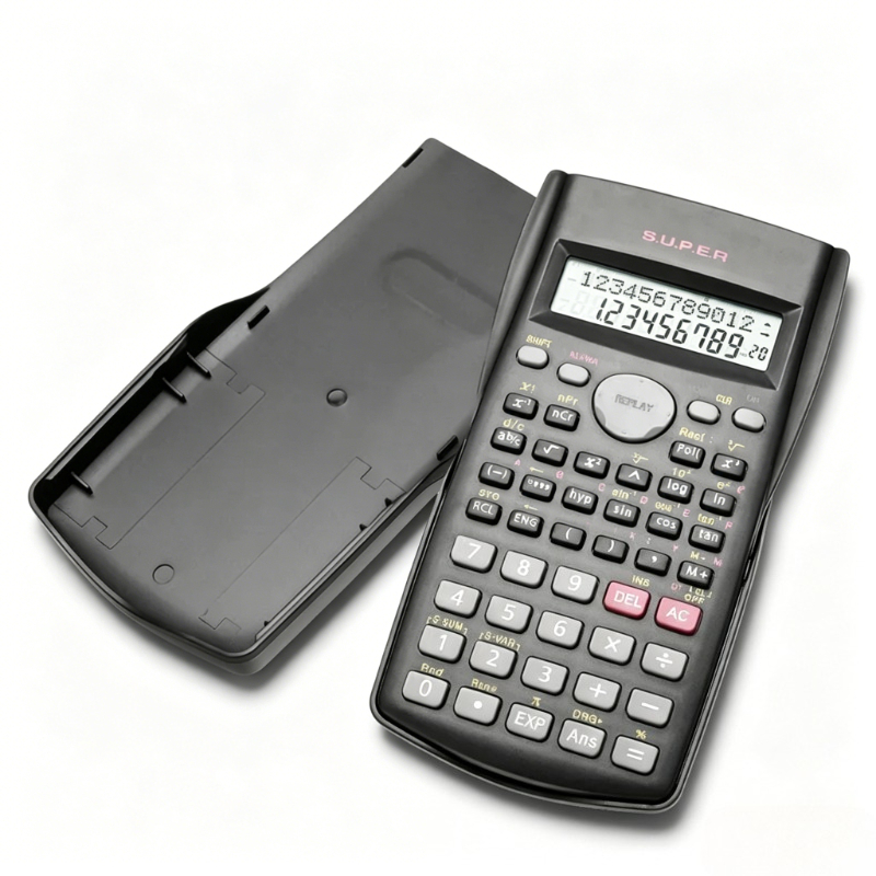 ポータブル 2 行関数電卓 240 機能ハンドヘルド学生用電 - Scientific Calculator For Secondary School のレビューと価格