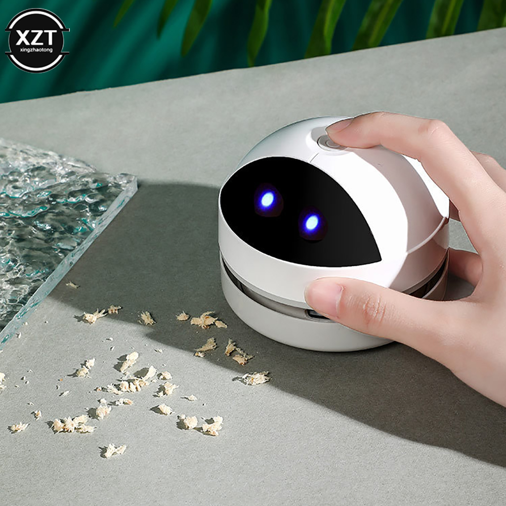 ミニデスクトップ掃除機ハンドヘルドワイヤレスクリーナーポータ - Mini Desktop Vacuum Cleaner For Eraser Dust のレビューと価格