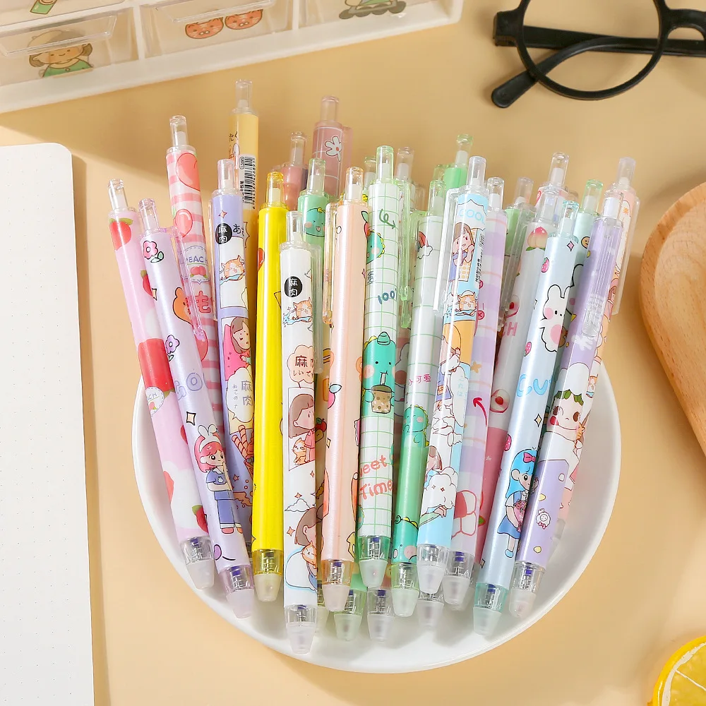 20 ピース/ロットかわいいかわいい消去可能なゲルペン 0. - Retractable Eraser Pen Click のレビューと価格