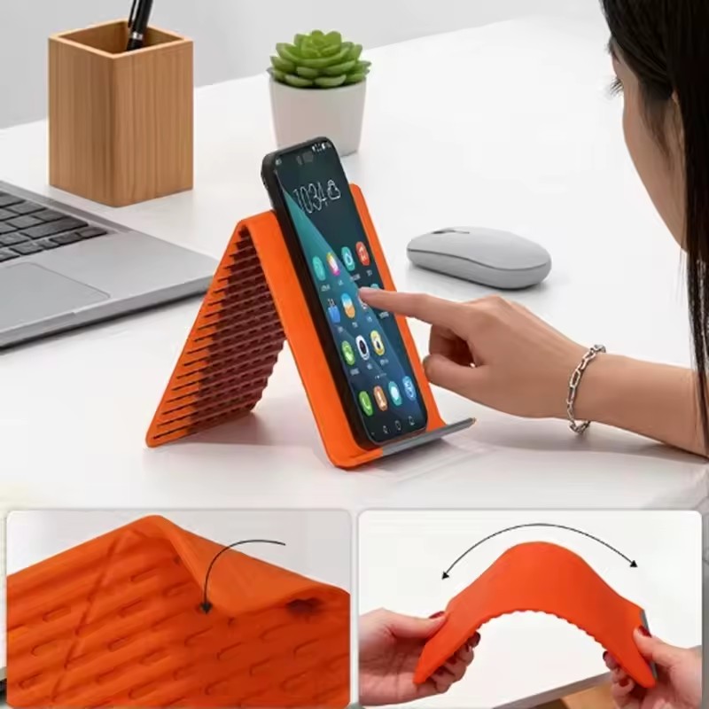 怠惰な携帯電話スタンドシリコンデスクトップタブレットラップト - Desk Accessories のレビューと価格