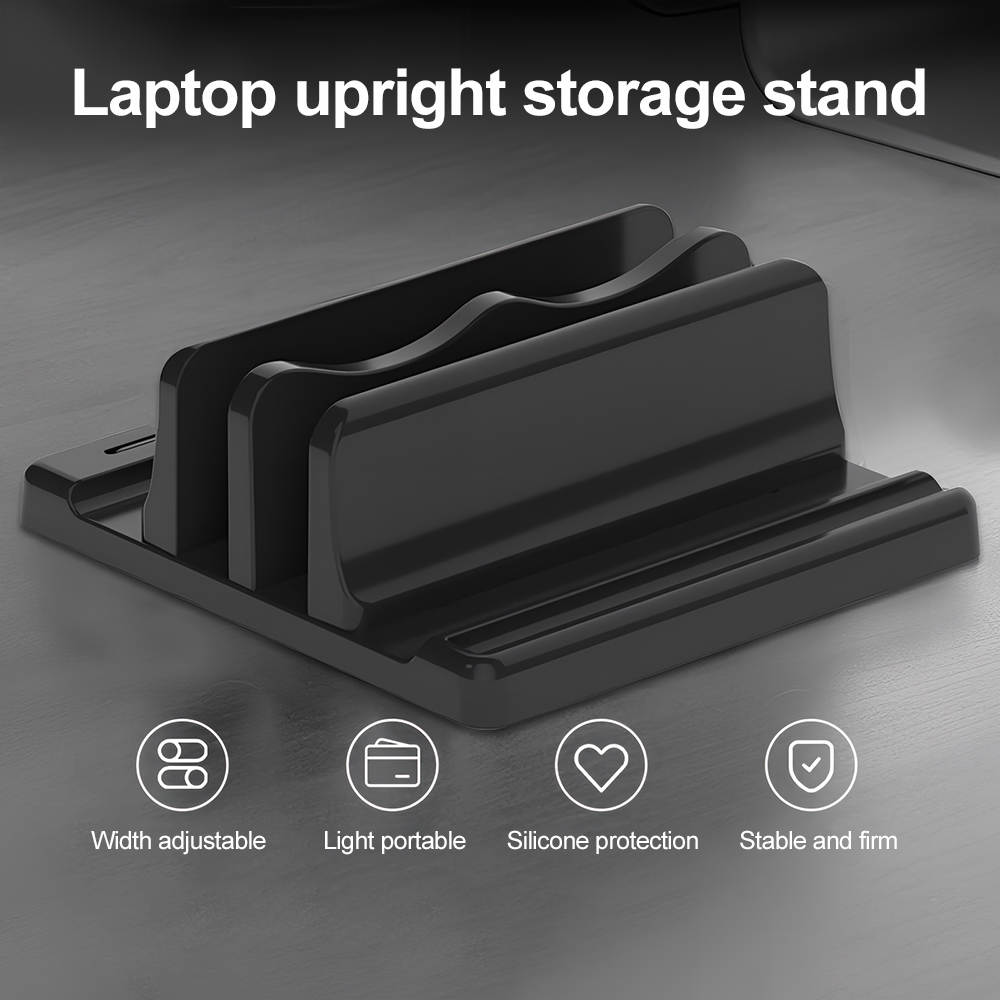 オフィス ABS ラップトップスタンド 垂直に置くとデスクス - Desk Accessories のレビューと価格