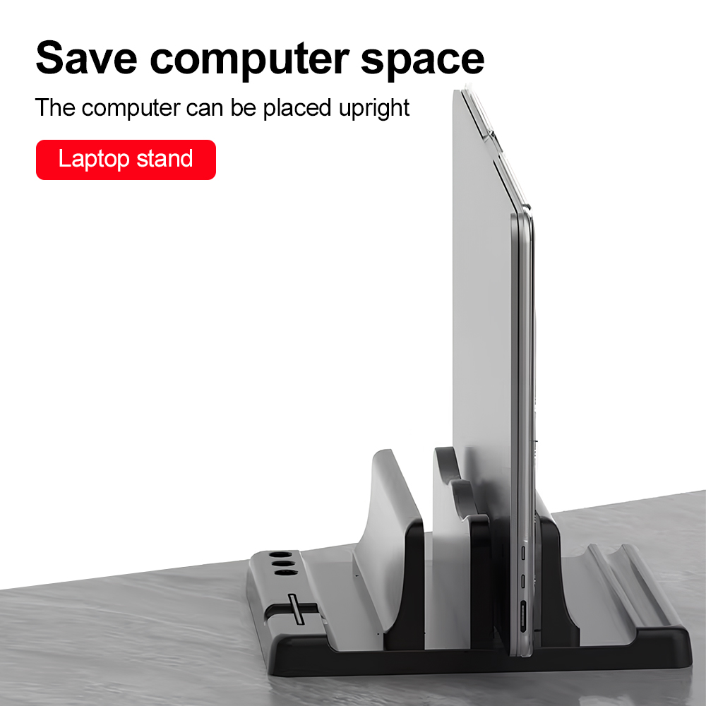 オフィス ABS ラップトップスタンド 垂直に置くとデスクス - Desk Accessories のレビューと価格