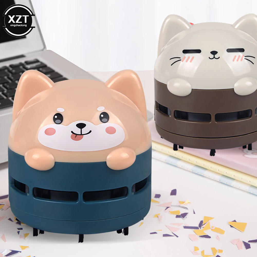 ミニハンドヘルドデスクトップ掃除機ポータブルUSB充電式クリ - Mini Desktop Vacuum Cleaner For Eraser Dust のレビューと価格