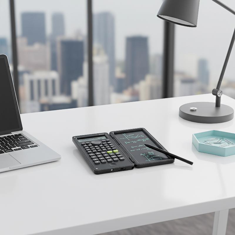 携帯型2-in-1科学計算機、折りたたみ式LCDライティング - Scientific Calculator For Secondary School のレビューと価格