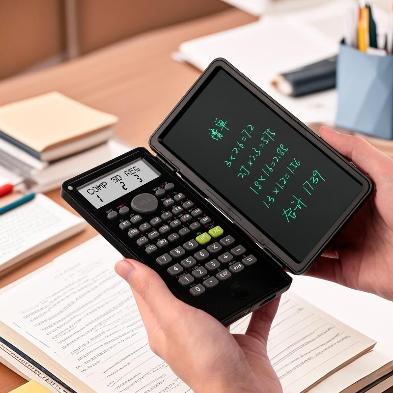 携帯型2-in-1科学計算機、折りたたみ式LCDライティング - Scientific Calculator For Secondary School のレビューと価格