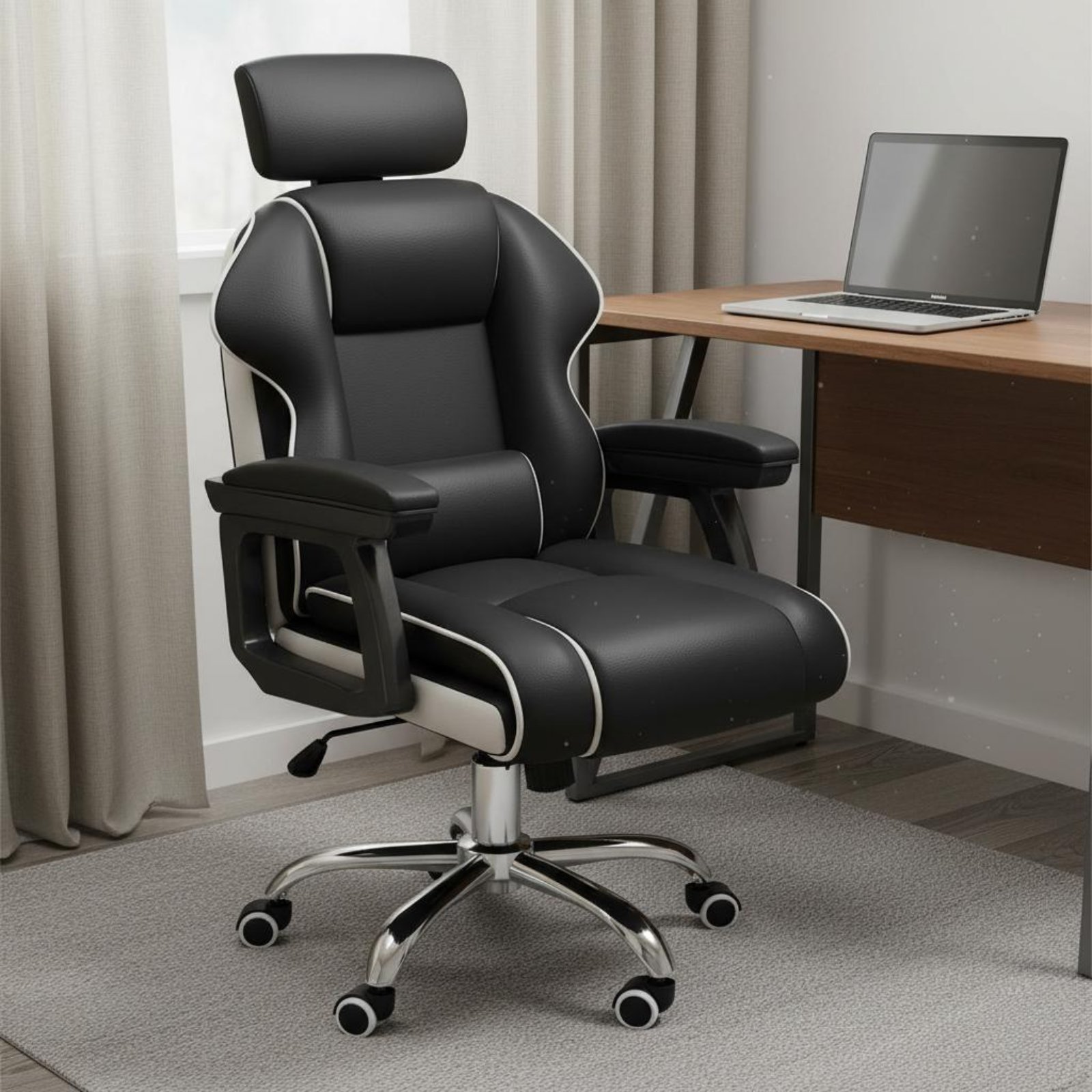 人間工学に基づいたゲーミングチェア、高さ調節可能、ハイバック - Office Furniture のレビューと価格