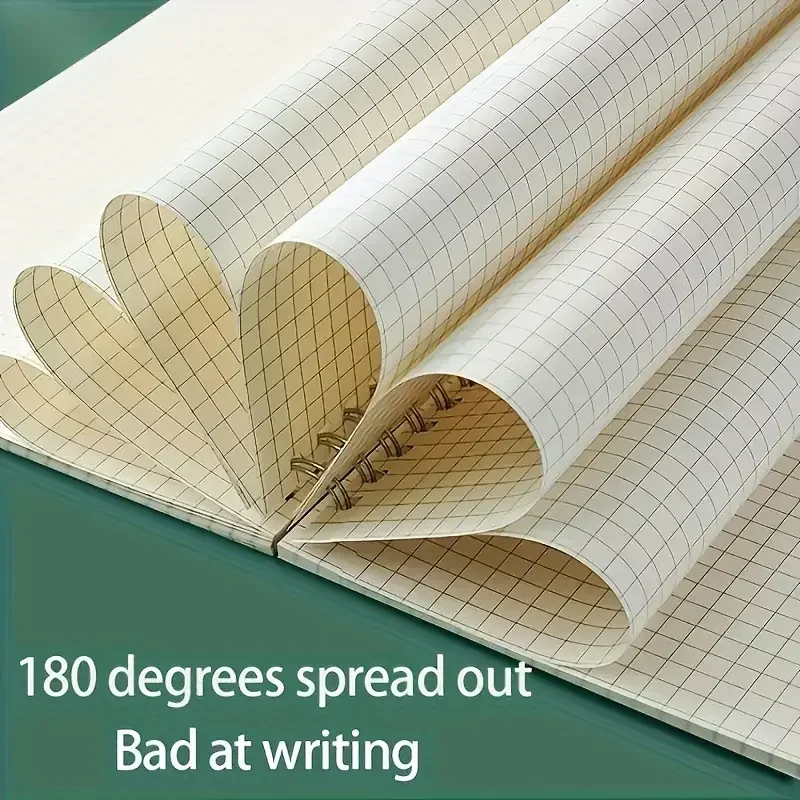 A5 グリッドノートパッド スパイラル綴じスケッチブック ド - Spiral Bound Grid Notebook A5 のレビューと価格