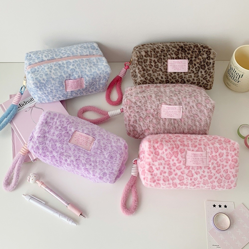 ペンバッグ レオパード文具バッグ ストラップ付き レオパード - Aesthetic Large Pencil Case Pouch のレビューと価格