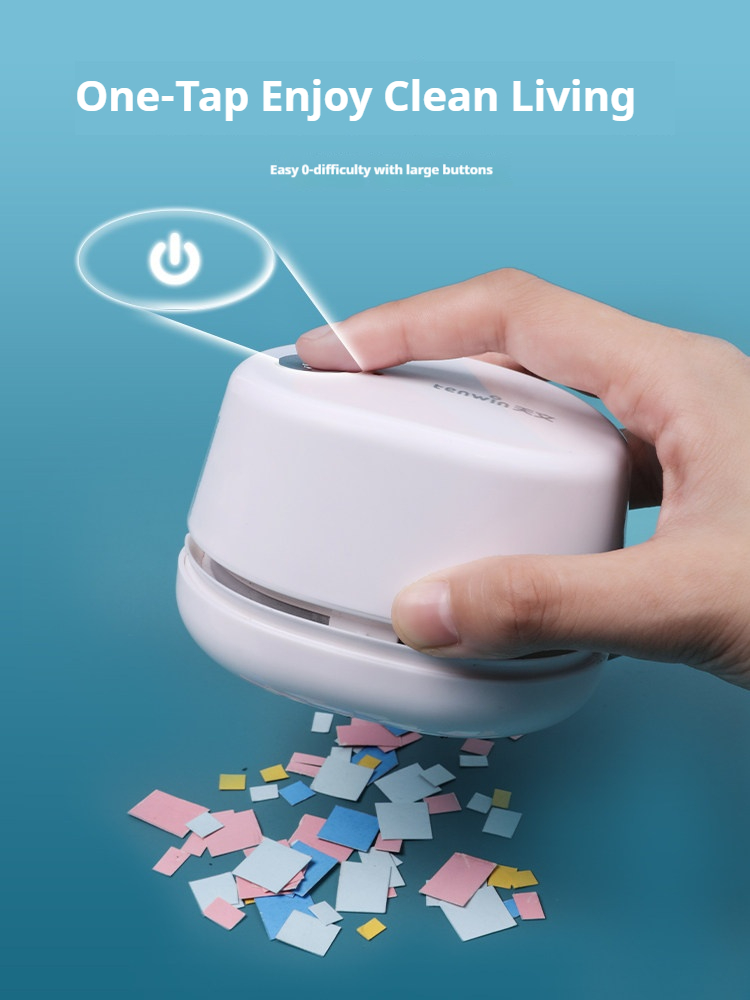 Tenwin ポータブルデスクトップミニ掃除機、オフィスコン - Mini Desktop Vacuum Cleaner For Eraser Dust のレビューと価格
