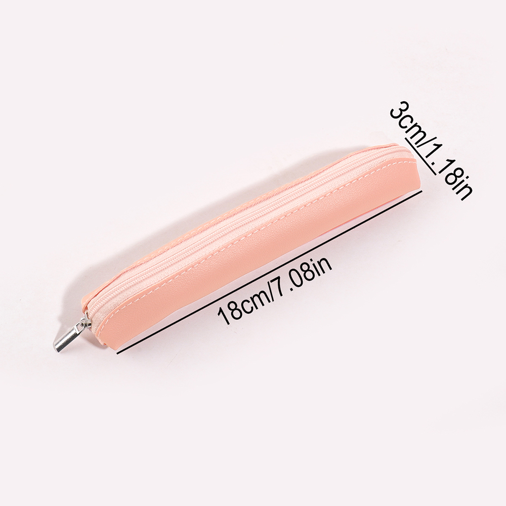 パーソナライズされたカスタムテキスト鉛筆ケース文具 PU レ - Stationery のレビューと価格