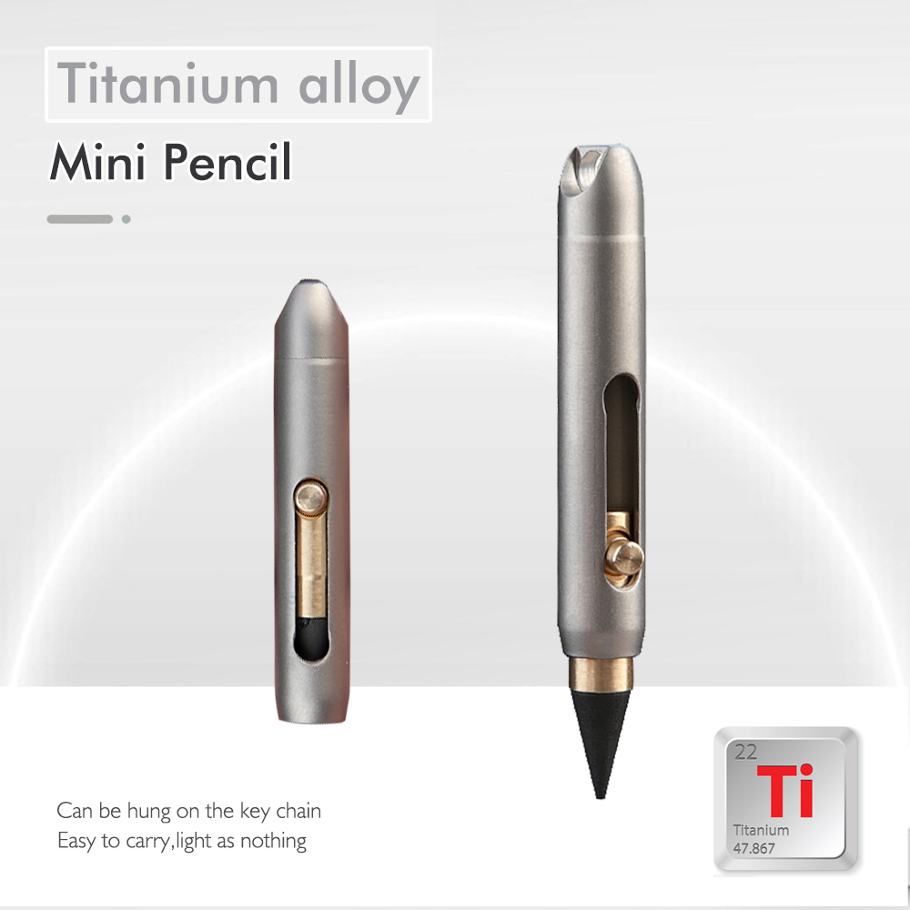 新しいチタン合金製永遠の鉛筆、削る必要がなく持ち運びに便利な - Writing Tools のレビューと価格