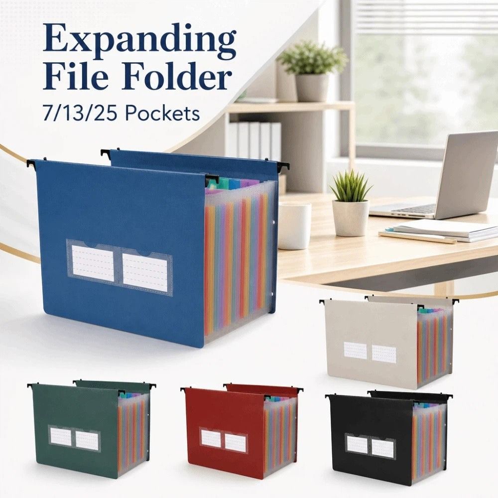 7/13/25 ポケット拡張ファイルフォルダー防塵防水アコー - Expandable Accordion File Folder 13 Pockets のレビューと価格
