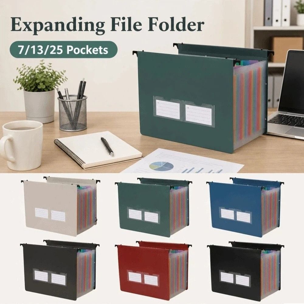 7/13/25 ポケット拡張ファイルフォルダー防塵防水アコー - Expandable Accordion File Folder 13 Pockets のレビューと価格