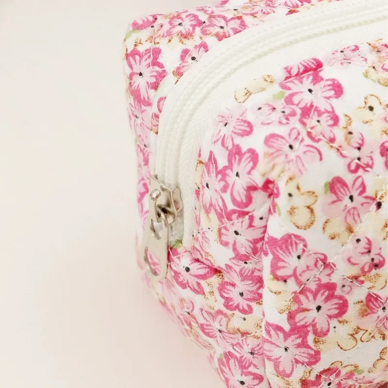 レトロな花柄のペンシルポーチ,学生用,ヴィンテージ,アメリカ - Aesthetic Large Pencil Case Pouch のレビューと価格