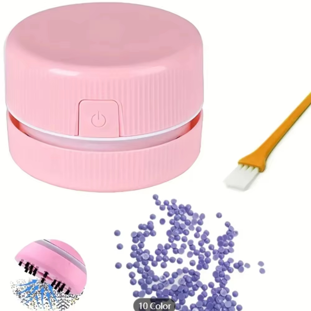 ミニデスク掃除機、パンくず/紙くず/消しゴムの破片用のポータ - Mini Desktop Vacuum Cleaner For Eraser Dust のレビューと価格