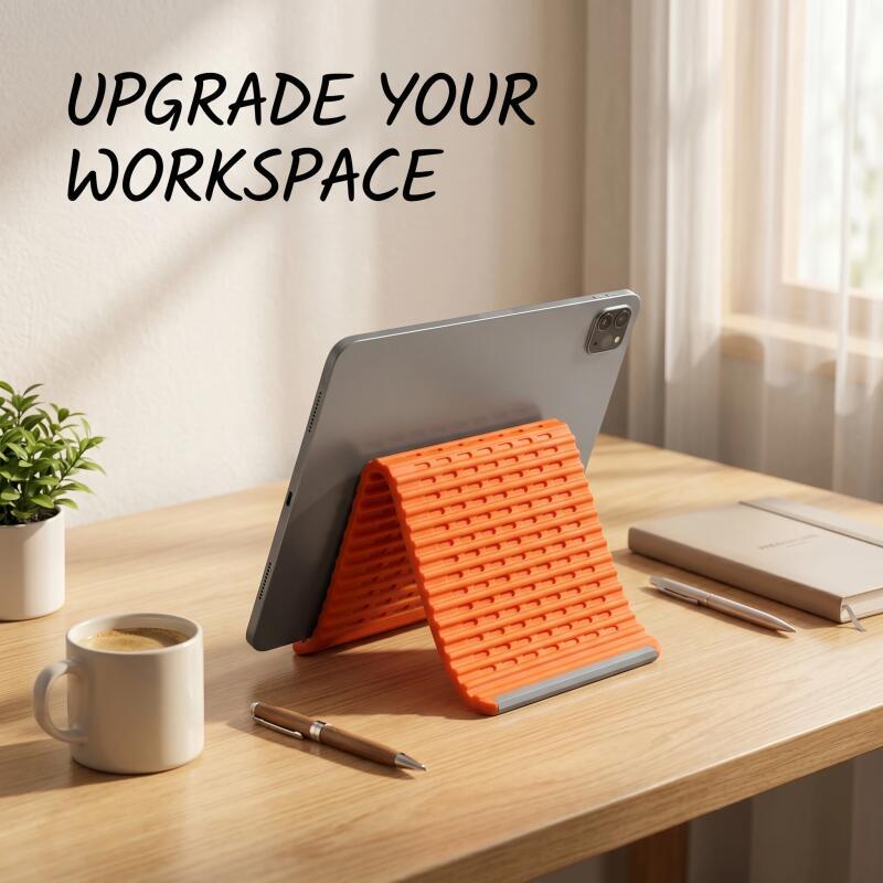 クリエイティブな折りたたみ式携帯電話スタンド - 柔軟に変形 - Desk Accessories のレビューと価格