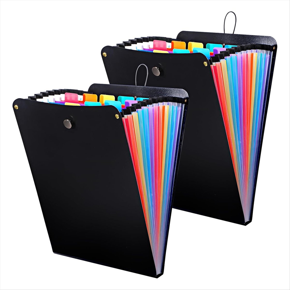 ABPP 2個入り拡張ファイルフォルダー、13ポケット縦型フ - Expandable Accordion File Folder 13 Pockets のレビューと価格