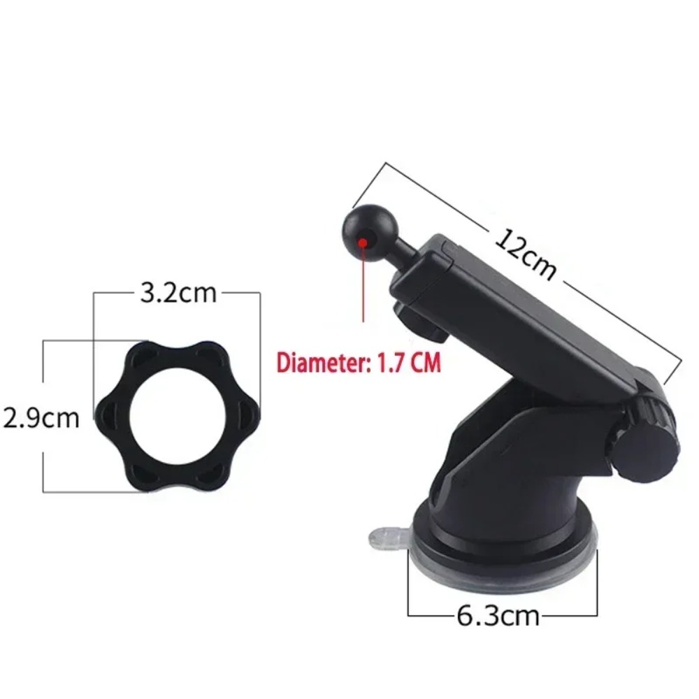 17mmボールデスクホルダーベース車載ダッシュボード吸盤マウ - Desk Accessories のレビューと価格