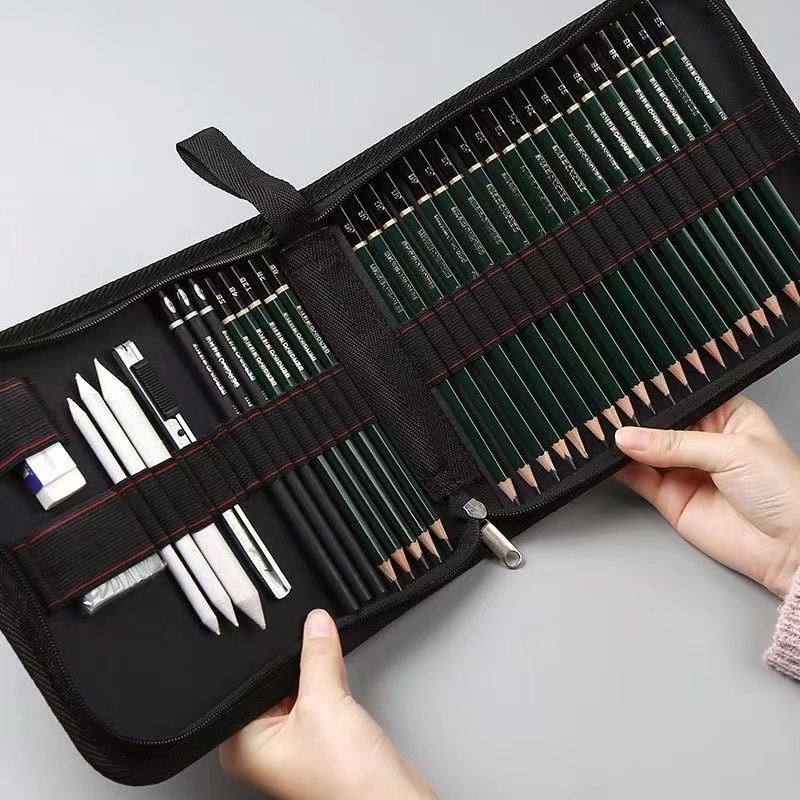 36/48/72ペンシルケース,学校用品,美的,スケッチ,文 - Aesthetic Large Pencil Case Pouch のレビューと価格