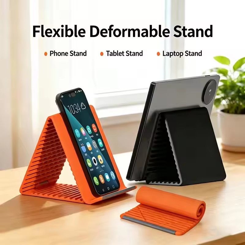 怠惰な携帯電話スタンド シリコン製デスクトップタブレット/ノ - Desk Accessories のレビューと価格