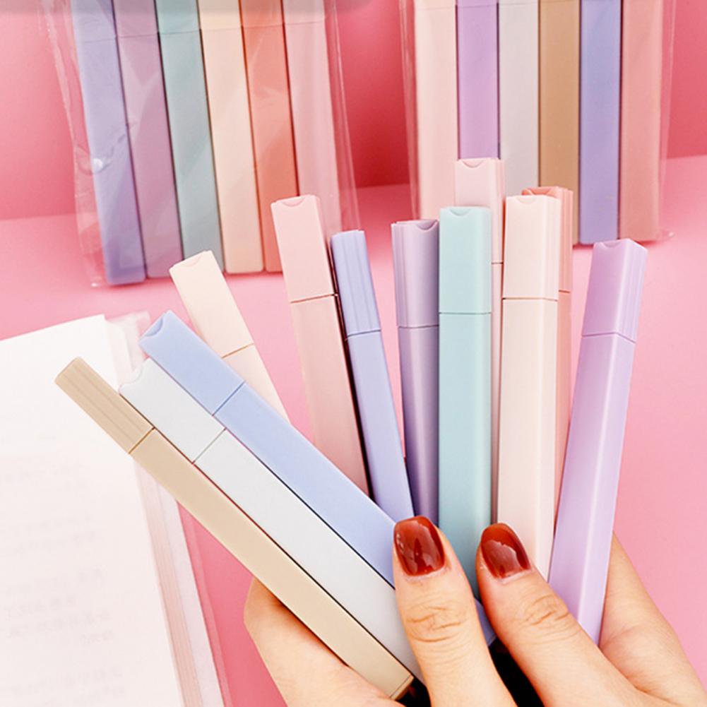 カラフルな蛍光ペン 6 本パステル蛍光ペンセットデュアルチッ - Pastel Highlighter Set Double Ended のレビューと価格